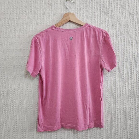 Life is Good Pink Horse Play Distressed Shirt Size Small - Picture 2 of 12